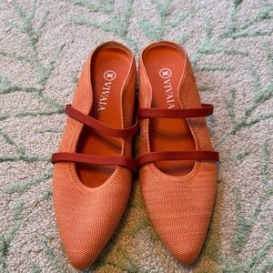 Women's Orange Flats
